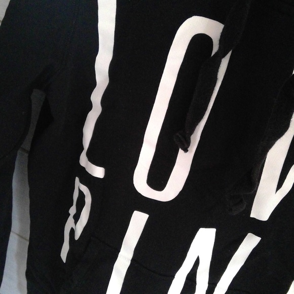 Black and White PINK Hoodie - Picture 2 of 5